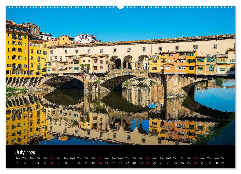 Scenes of Italy Florence Siena Venice (CALVENDO Premium-Calendar 2025)