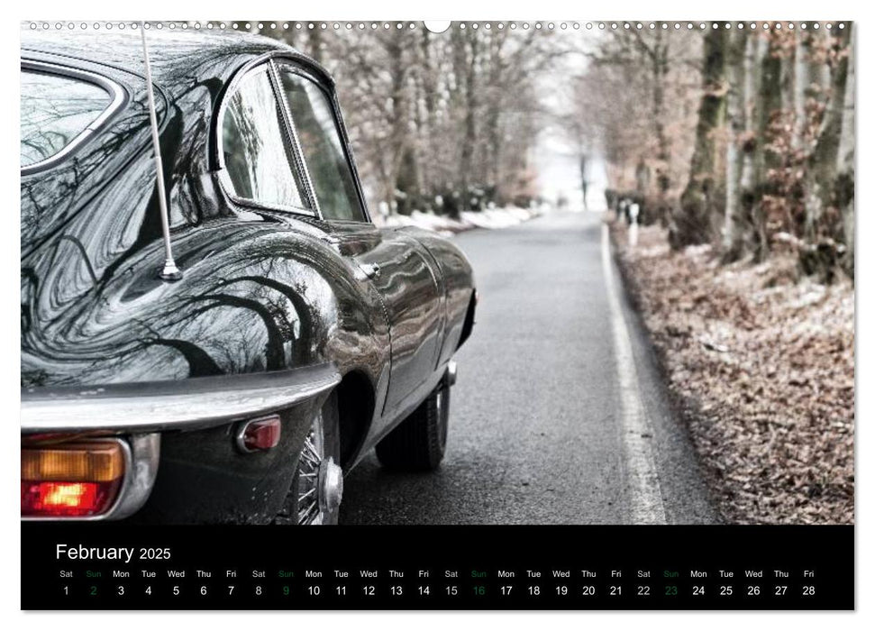 Jaguar E-Type (CALVENDO Premium-Calendar 2025)