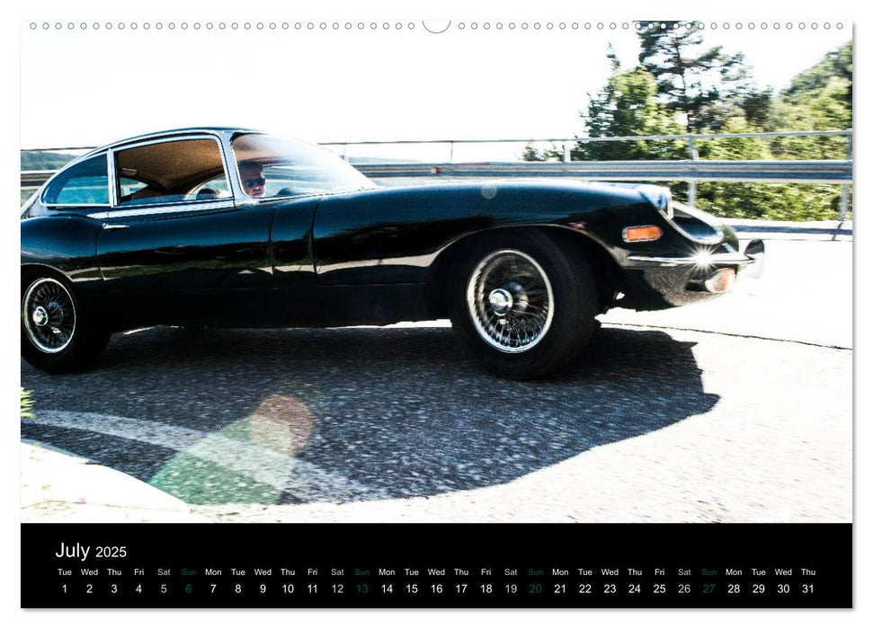 Jaguar E-Type (CALVENDO Premium-Calendar 2025)