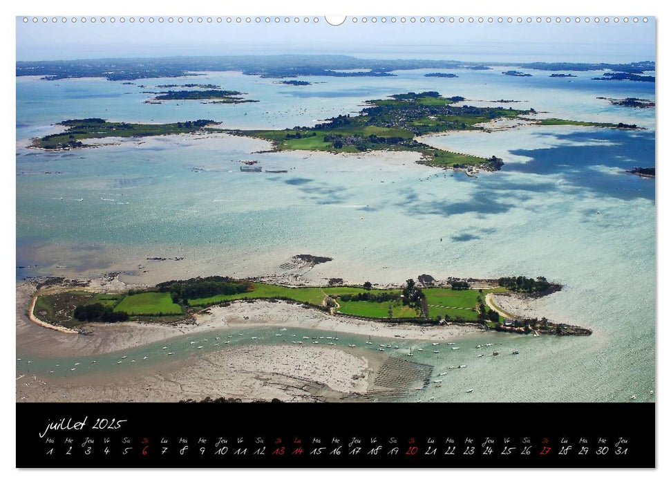 Le Morbihan entre terre et mer (CALVENDO Calendrier supérieur 2025)