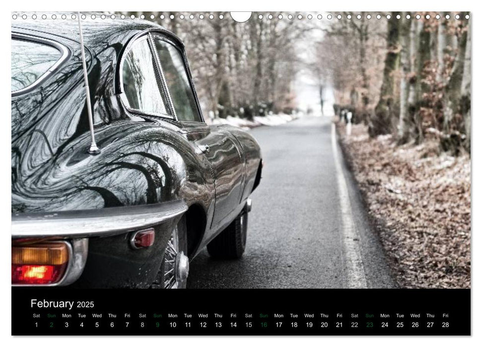 Jaguar E-Type (CALVENDO Monthly Calendar 2025)