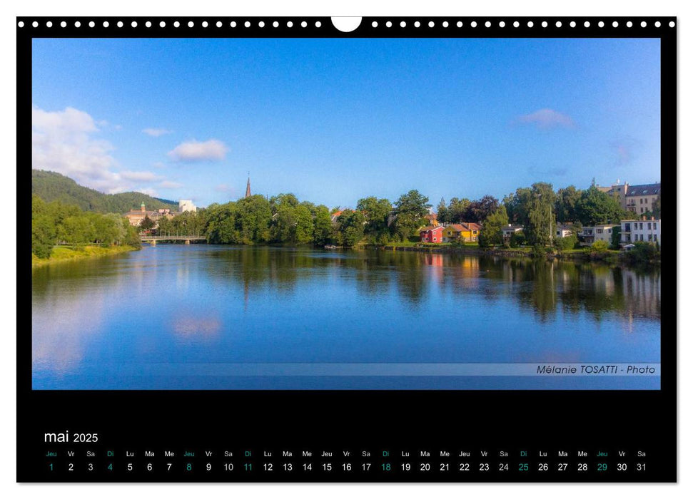 Cap au Nord - Paysages de Norvège (CALVENDO Calendrier mensuel 2025)