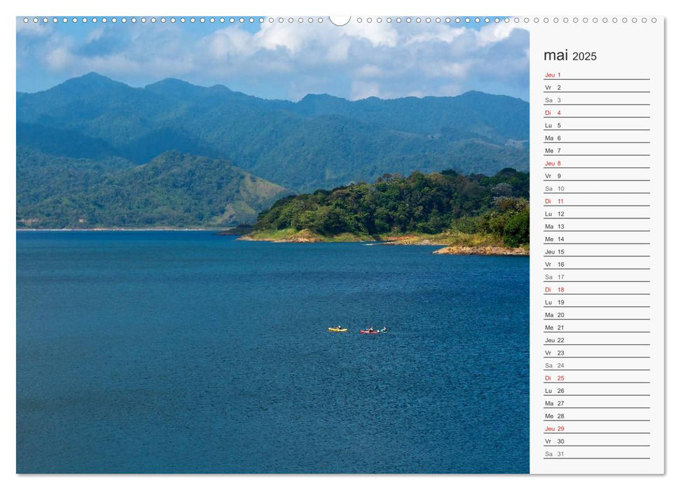 ¡Pura Vida! au Costa Rica (CALVENDO Calendrier supérieur 2025)