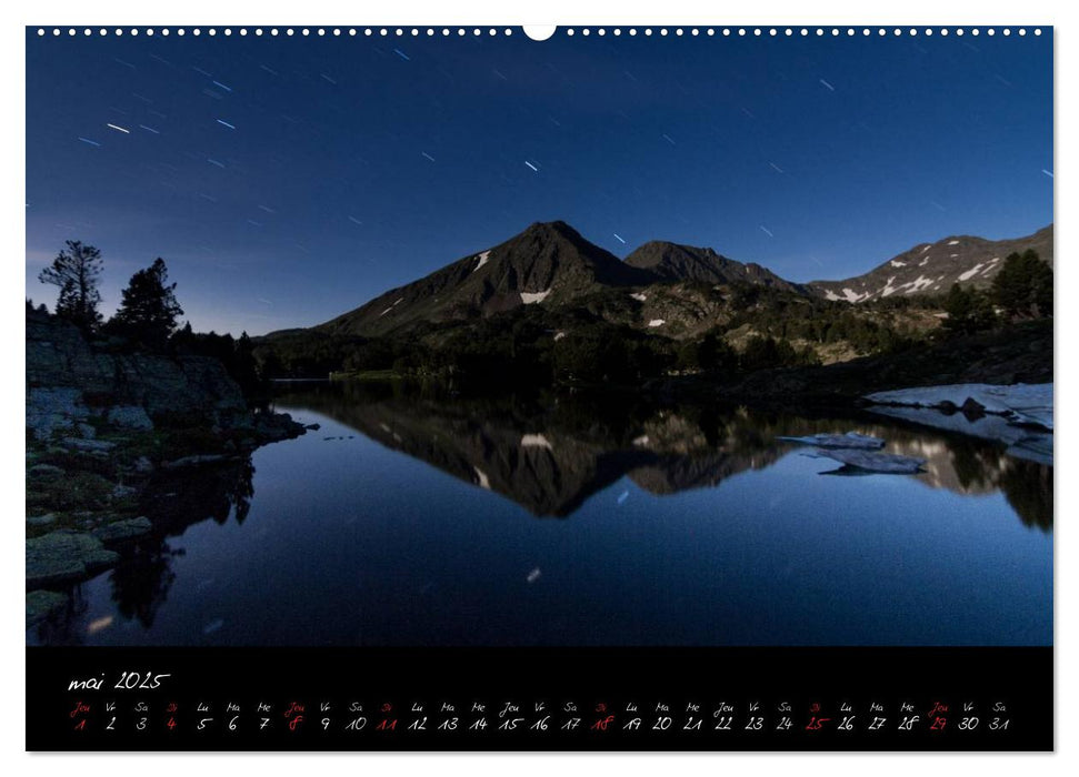 Miroirs des Pyrénées Catalanes (CALVENDO Calendrier supérieur 2025)