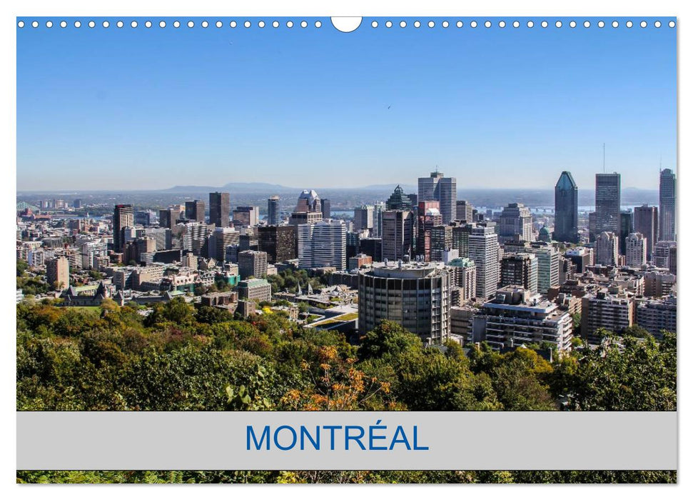 MONTRÉAL (CALVENDO Calendrier mensuel 2025)