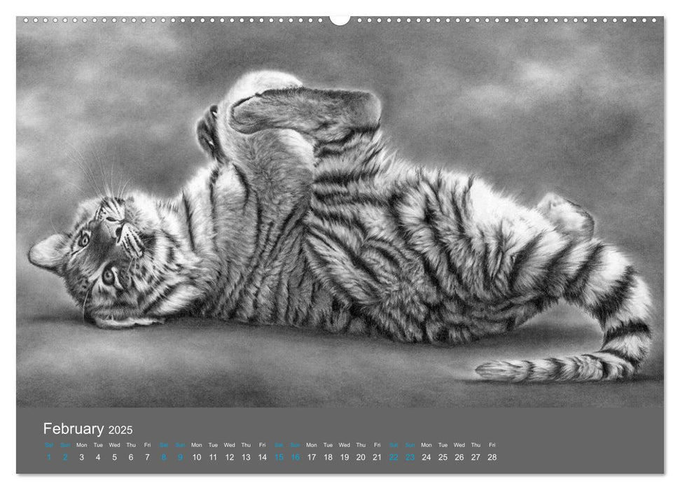 Mighty Fine Art Drawn Wild 2025 (CALVENDO Premium-Calendar 2025)