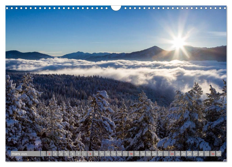 Pyrénées de Catalogne (CALVENDO Calendrier mensuel 2025)