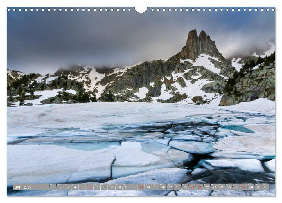 Pyrénées de Catalogne (CALVENDO Calendrier mensuel 2025)