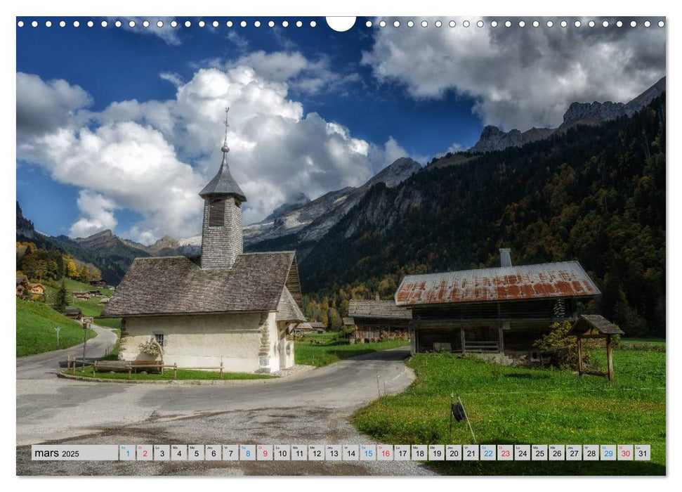 Un automne en Haute-Savoie (CALVENDO Calendrier mensuel 2025)