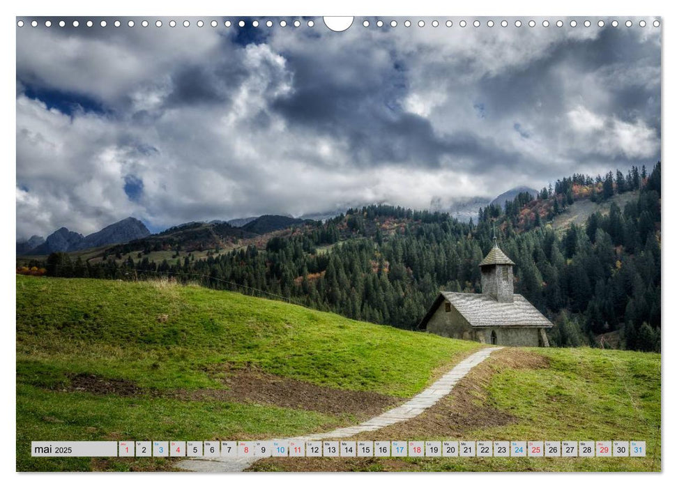 Un automne en Haute-Savoie (CALVENDO Calendrier mensuel 2025)
