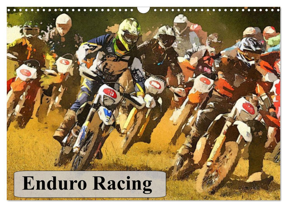 Enduro Racing (CALVENDO Monthly Calendar 2025)