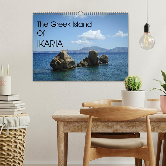 The Greek Island Of Ikaria (CALVENDO Monthly Calendar 2025)