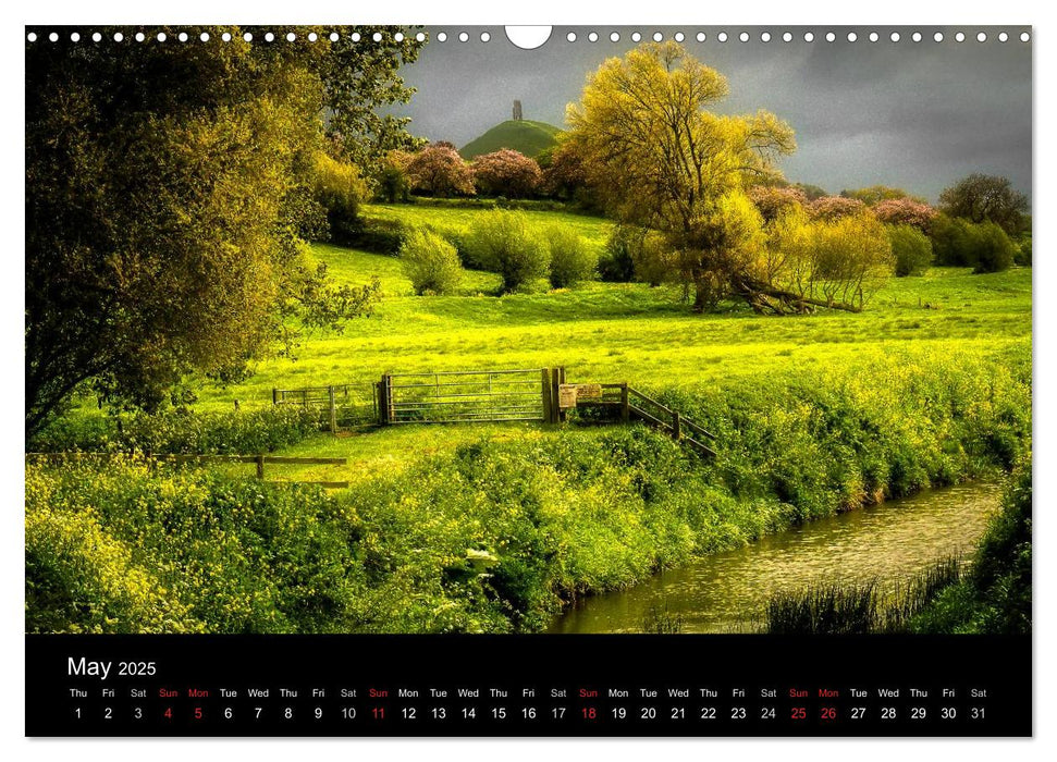 Glastonbury Tor (CALVENDO Monthly Calendar 2025)