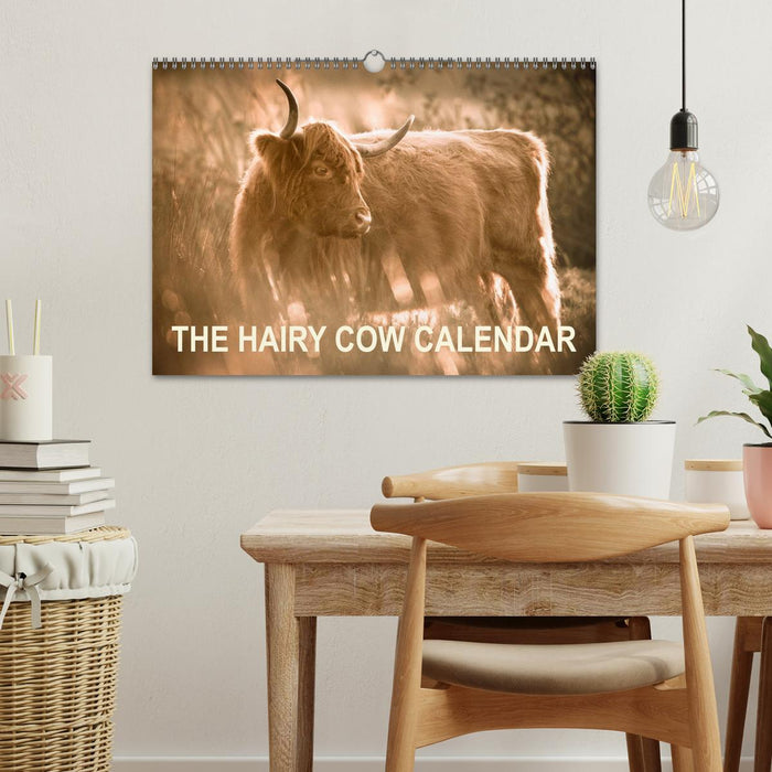 The Hairy Cow Calendar (CALVENDO Monthly Calendar 2025)