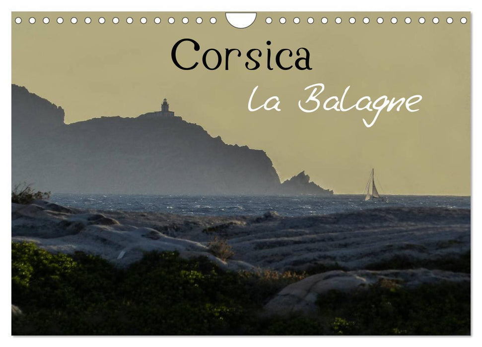 Corsica la Balagne (CALVENDO Calendrier mensuel 2025)