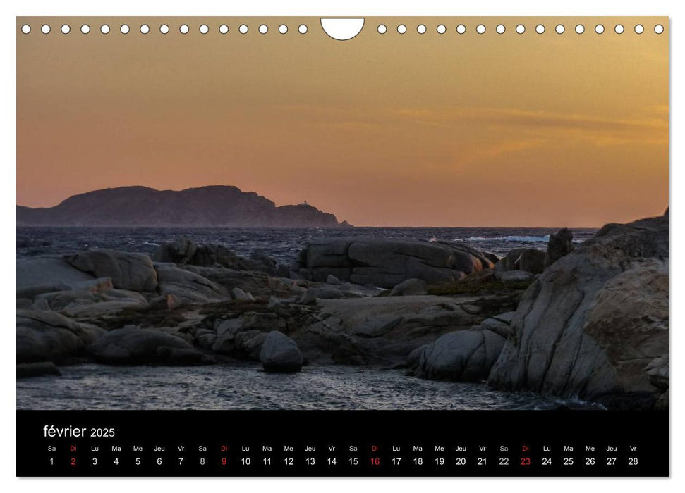 Corsica la Balagne (CALVENDO Calendrier mensuel 2025)