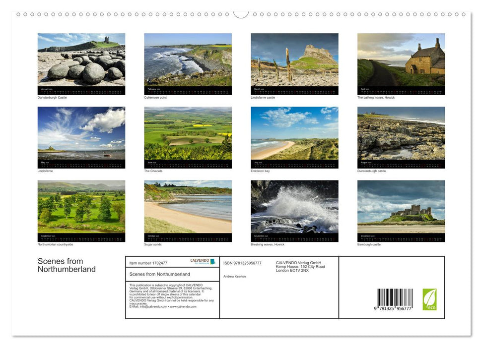 Scenes from Northumberland (CALVENDO Premium-Calendar 2025)