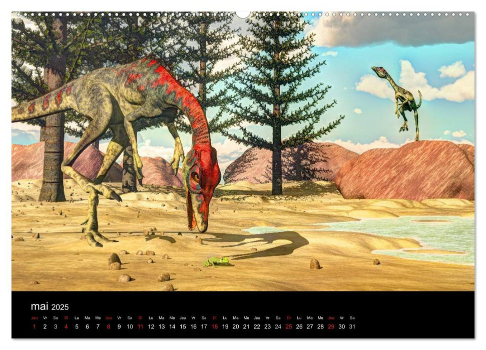 Le monde fascinant des dinosaures (CALVENDO Calendrier supérieur 2025)