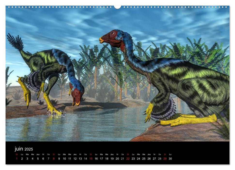 Le monde fascinant des dinosaures (CALVENDO Calendrier supérieur 2025)