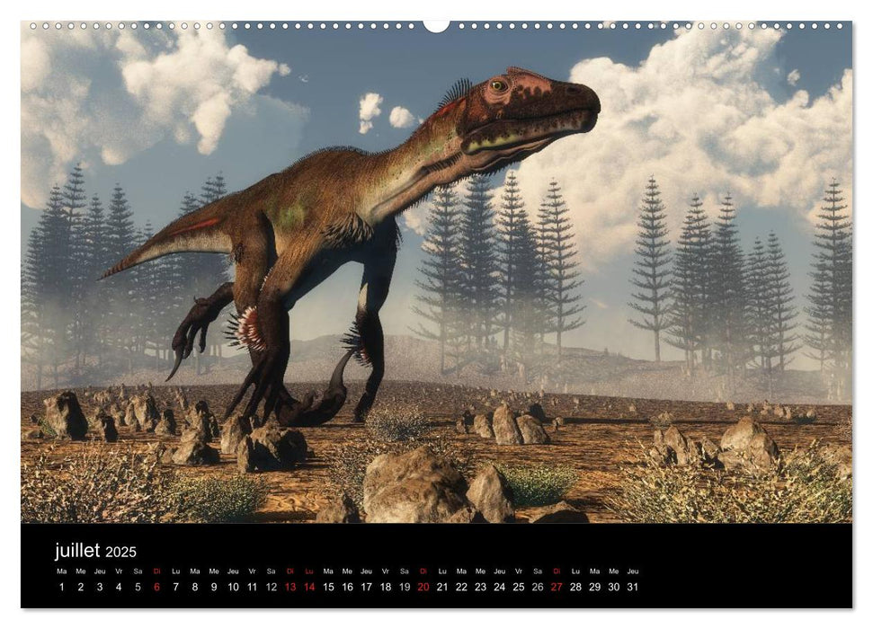 Le monde fascinant des dinosaures (CALVENDO Calendrier supérieur 2025)