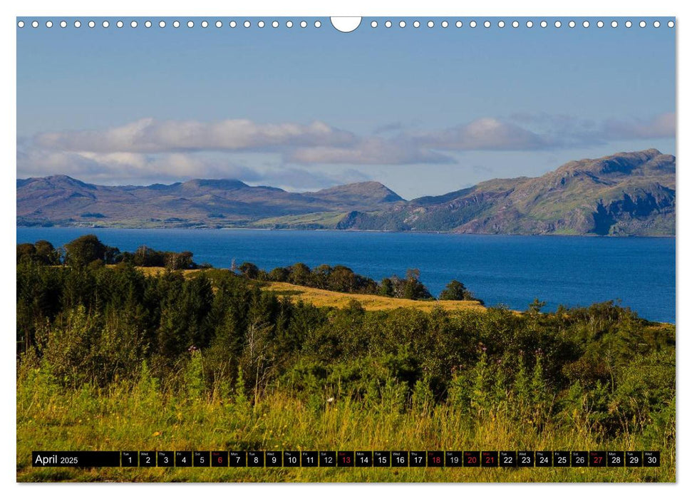 Mull, Staffa, Skye, Iona The Inner Hebrides (CALVENDO Monthly Calendar 2025)