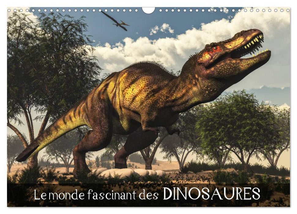 Le monde fascinant des dinosaures (CALVENDO Calendrier mensuel 2025)