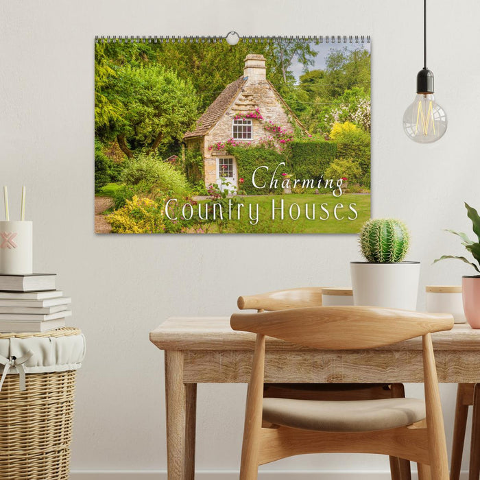 Charming Country Houses (CALVENDO Monthly Calendar 2025)