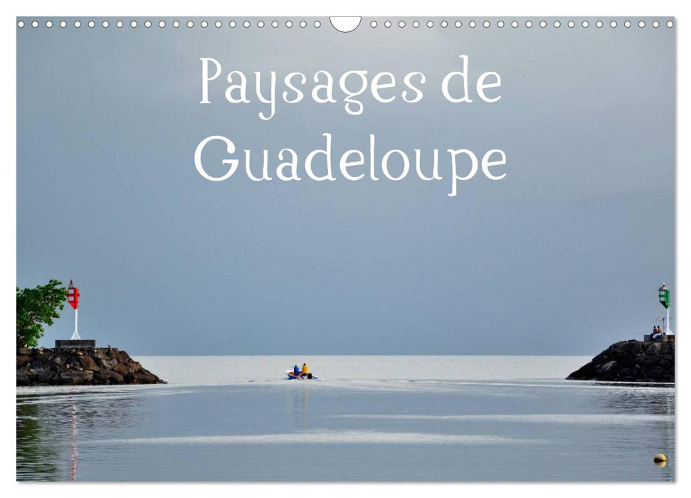 Paysages de Guadeloupe (CALVENDO Calendrier mensuel 2025)