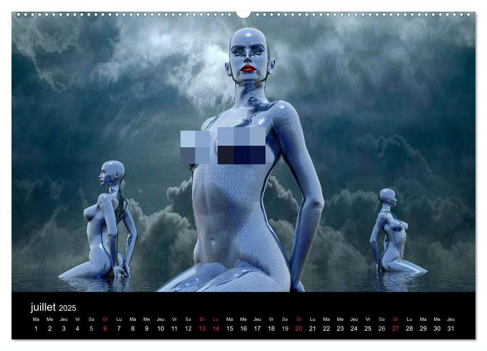 FEMMES d'Ailleurs (CALVENDO Calendrier supérieur 2025)