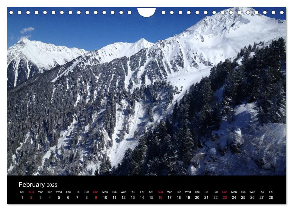 Austrian mountains (CALVENDO Monthly Calendar 2025)