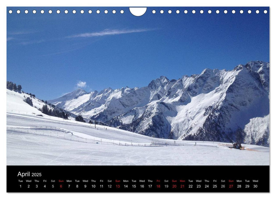 Austrian mountains (CALVENDO Monthly Calendar 2025)