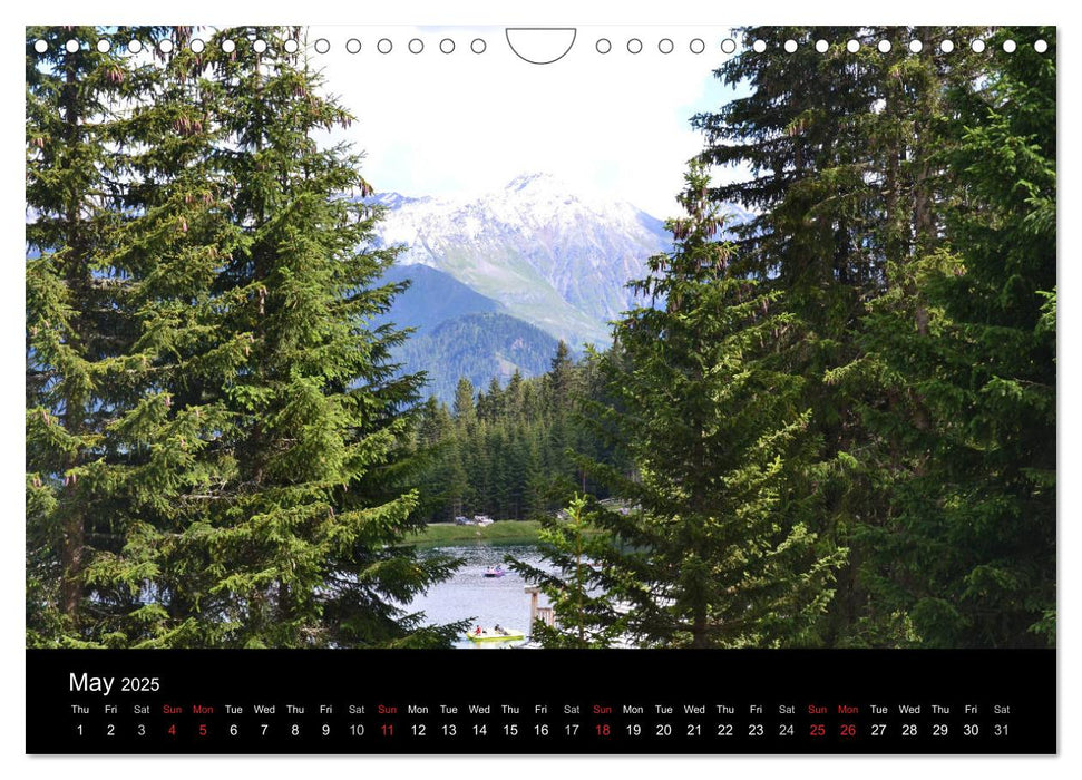 Austrian mountains (CALVENDO Monthly Calendar 2025)