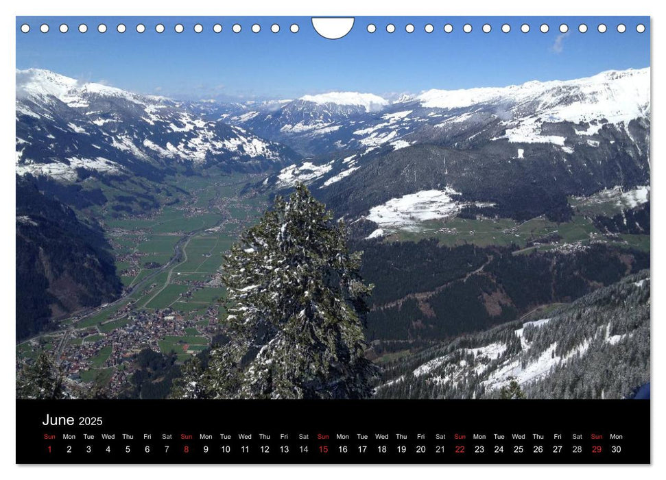 Austrian mountains (CALVENDO Monthly Calendar 2025)