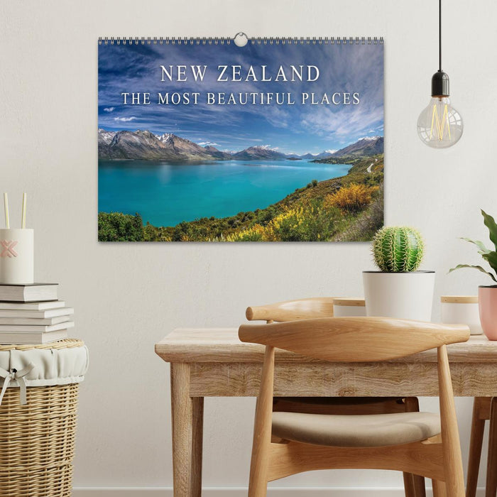 New Zealand - The most beautiful places (CALVENDO Monthly Calendar 2025)