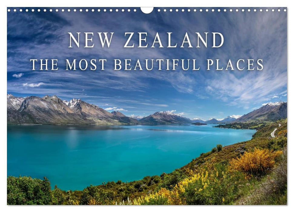 New Zealand - The most beautiful places (CALVENDO Monthly Calendar 2025)