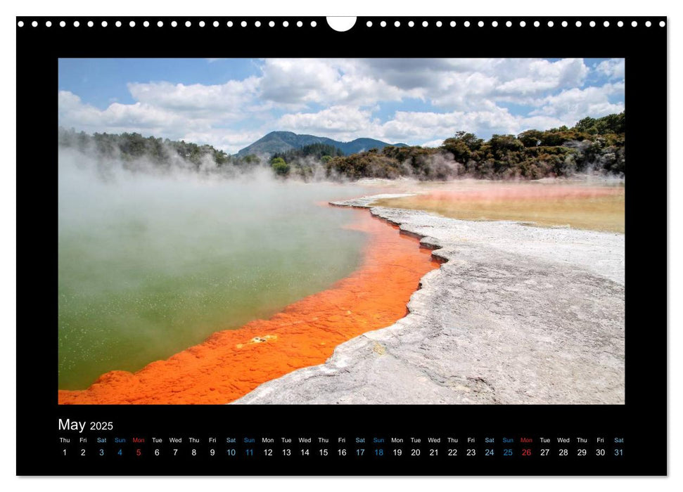 New Zealand - The most beautiful places (CALVENDO Monthly Calendar 2025)