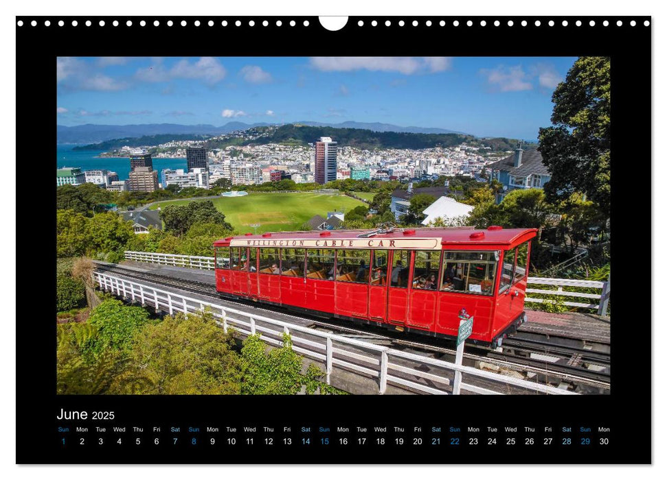 New Zealand - The most beautiful places (CALVENDO Monthly Calendar 2025)