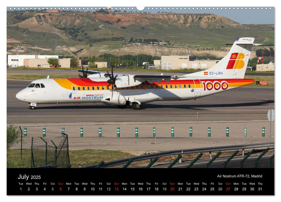 Airliners of the World (CALVENDO Premium-Calendar 2025)