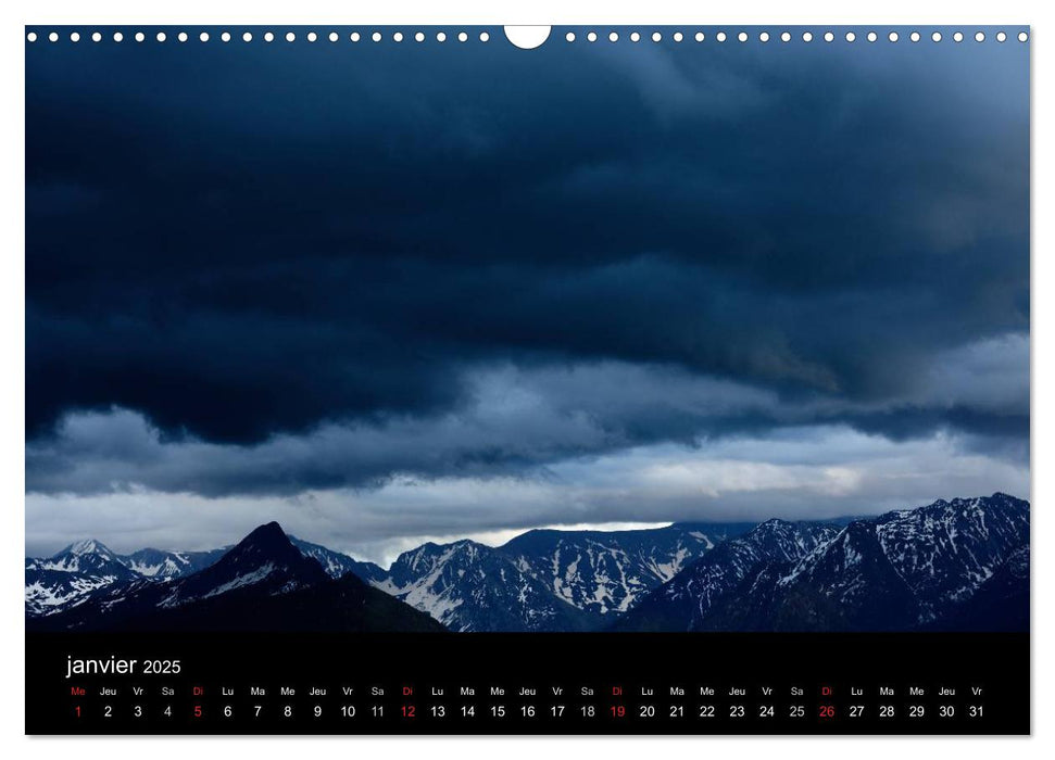 Ambiances Ariège Pyrénées (CALVENDO Calendrier mensuel 2025)