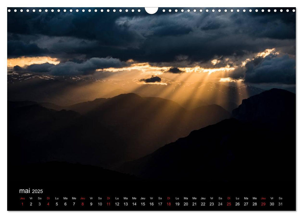 Ambiances Ariège Pyrénées (CALVENDO Calendrier mensuel 2025)