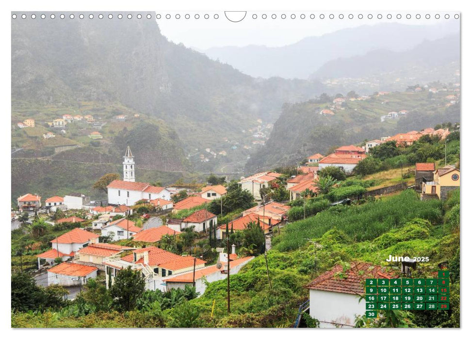 Madeira - fabulous island in the Atlantic Ocean (CALVENDO Monthly Calendar 2025)