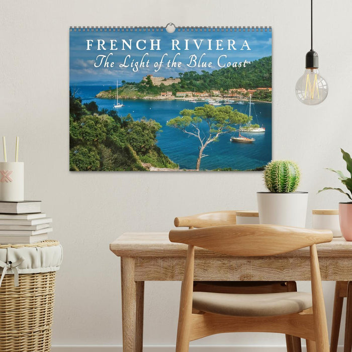 French Riviera The Light of the Blue Coast (CALVENDO Monthly Calendar 2025)