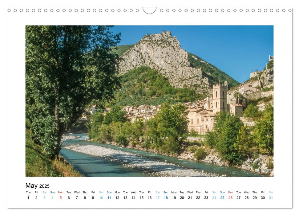 French Riviera The Light of the Blue Coast (CALVENDO Monthly Calendar 2025)