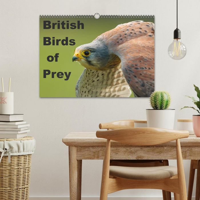 British Birds of Prey (CALVENDO Monthly Calendar 2025)