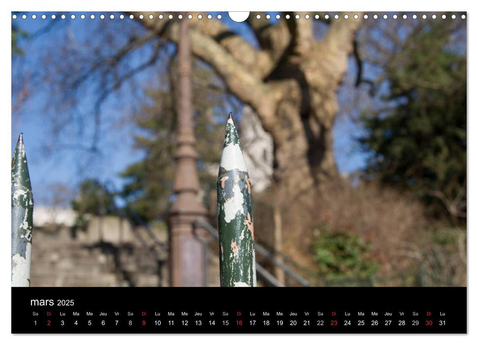 Paysages de Montmartre (CALVENDO Calendrier mensuel 2025)