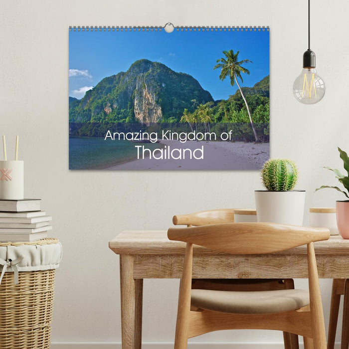 Amazing Kingdom of Thailand (CALVENDO Monthly Calendar 2025)