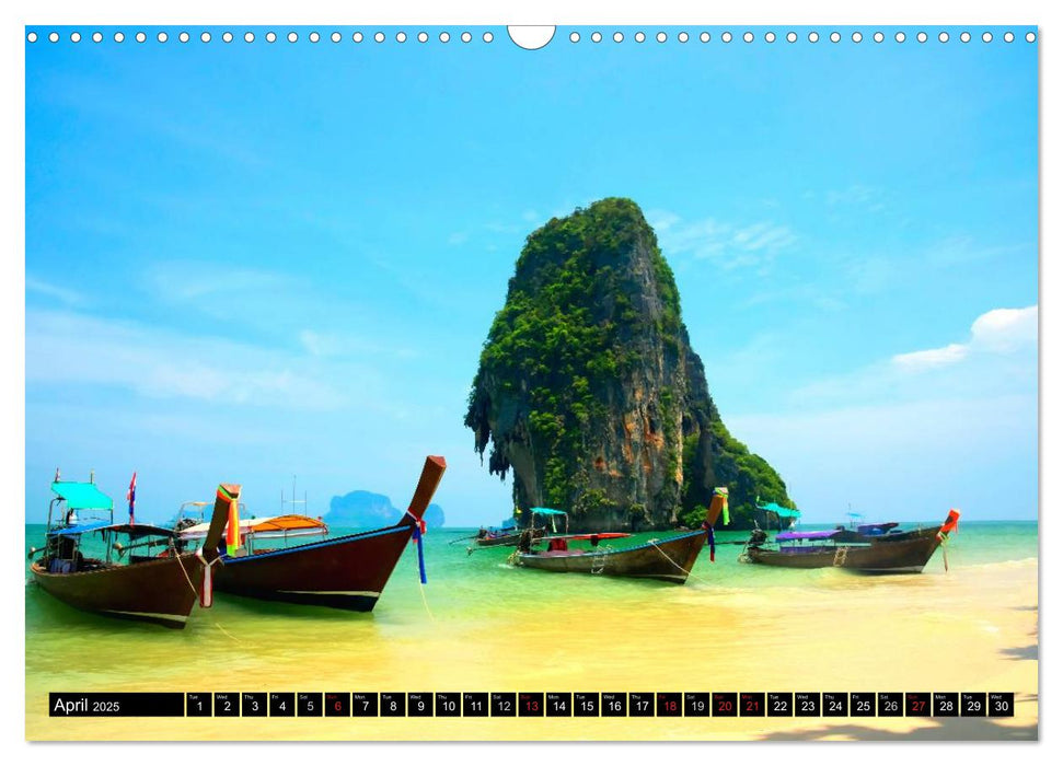 Amazing Kingdom of Thailand (CALVENDO Monthly Calendar 2025)