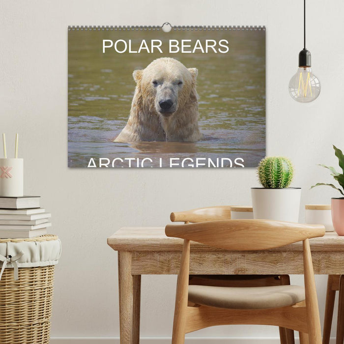 POLAR BEARS - ARCTIC LEGENDS (CALVENDO Monthly Calendar 2025)