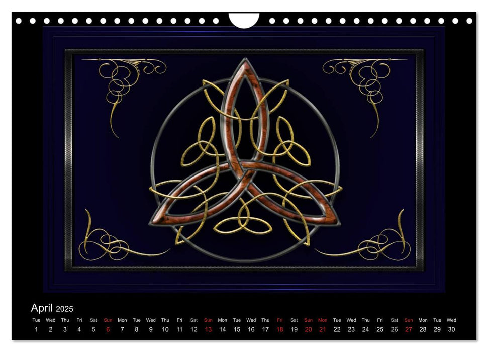 Celtic Symbols (CALVENDO Monthly Calendar 2025)