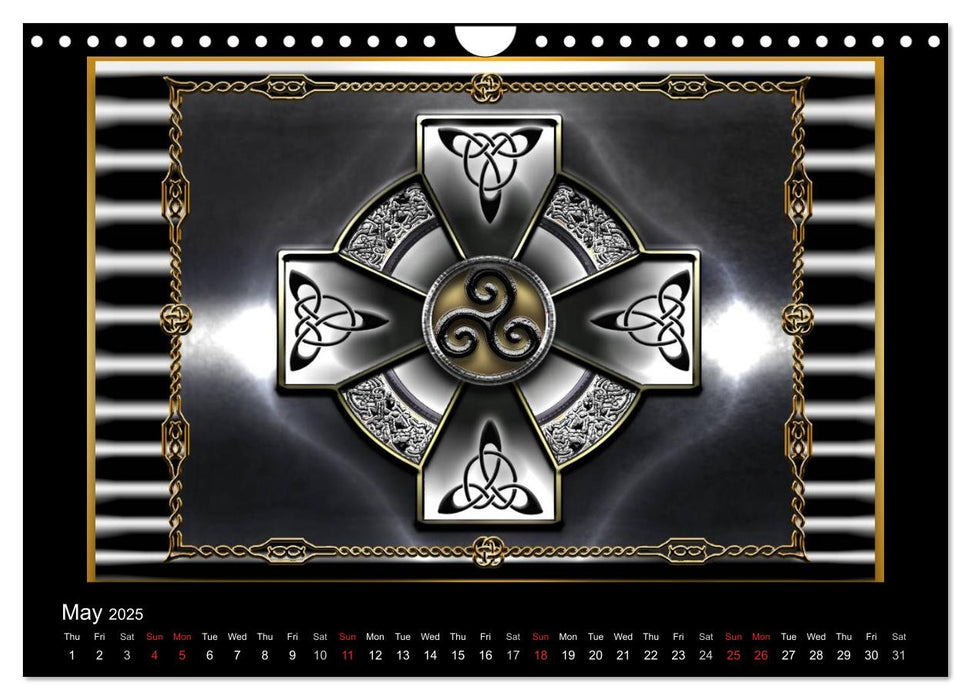 Celtic Symbols (CALVENDO Monthly Calendar 2025)